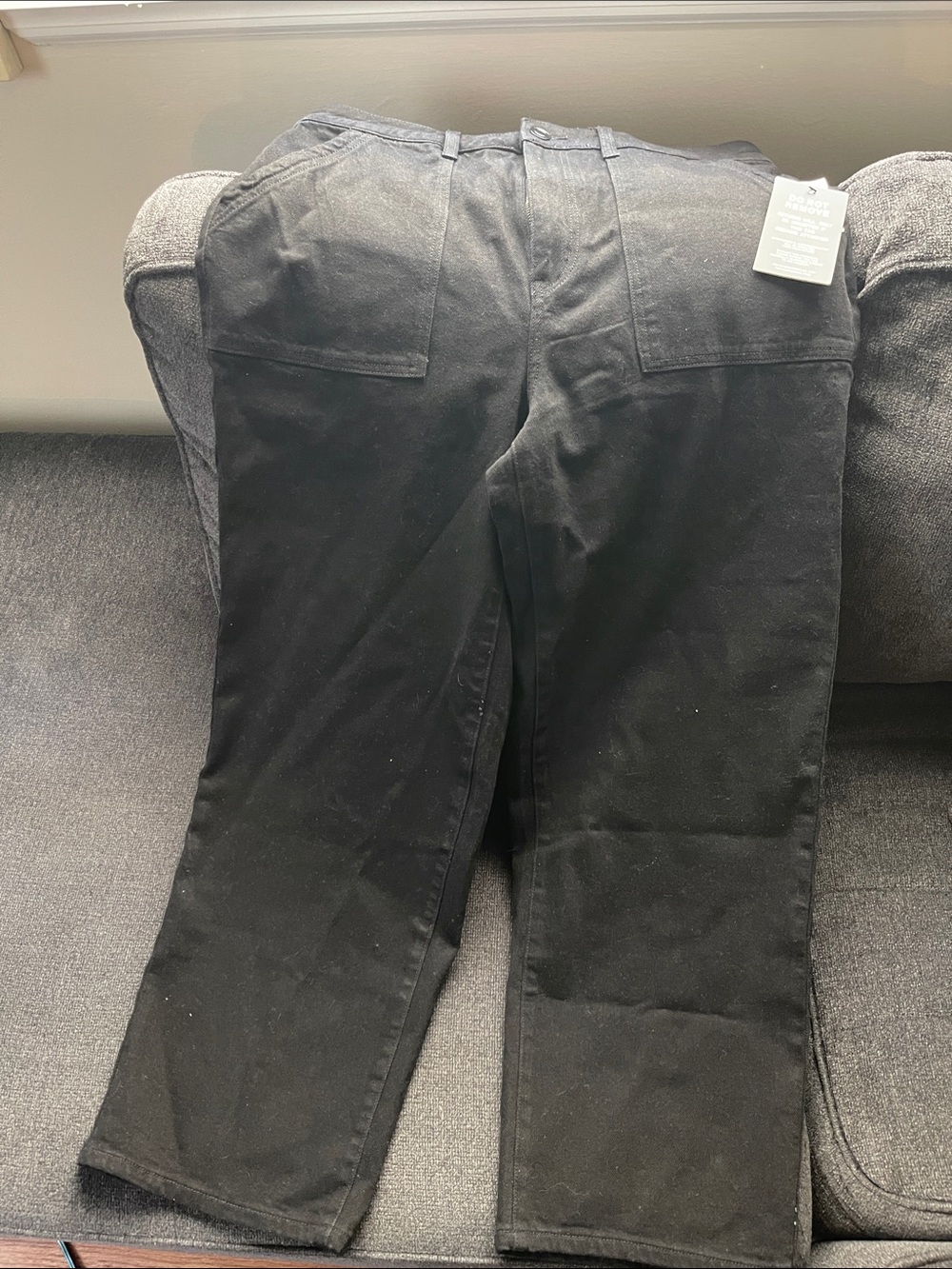 Curvy Black Women's Straight-Leg Jeans